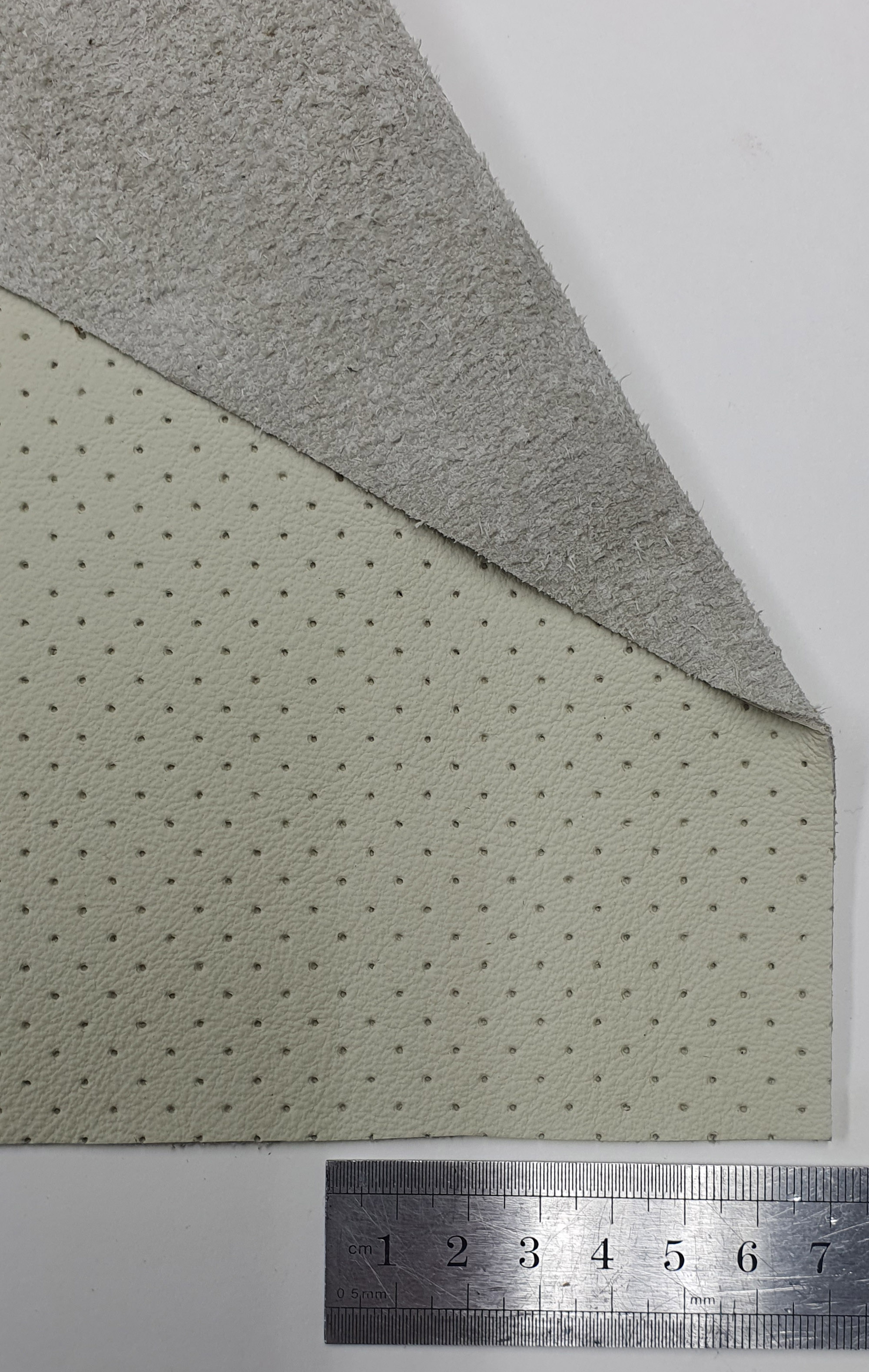 E1 pattern embossed leather